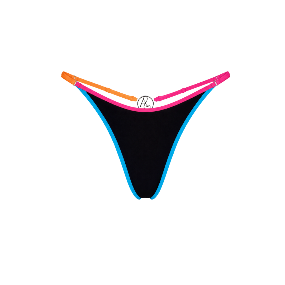 Black Multi Color Bottoms